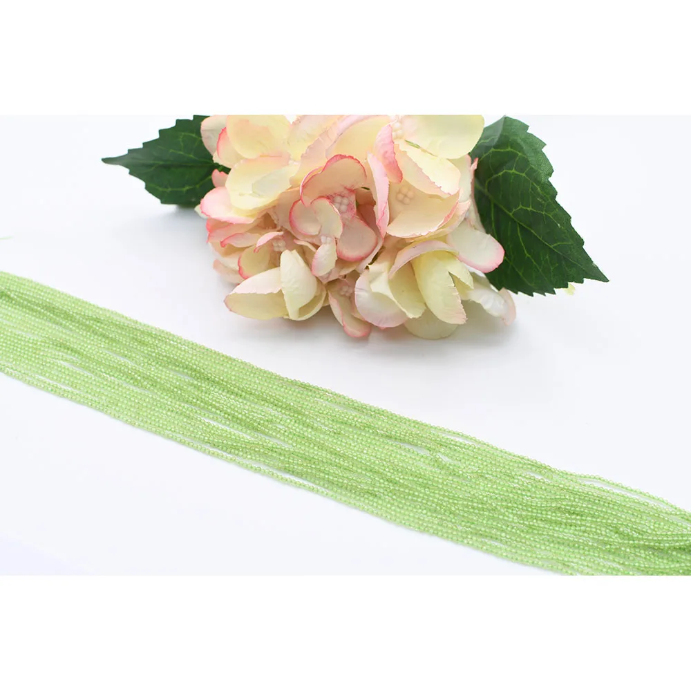 

Бусины Из Натурального оливина, круглые камни 2-3 мм, для изготовления браслетов, ожерелий, ювелирных изделий «сделай сам», нитка 15 дюймов