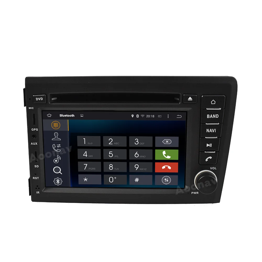 저렴한 무선 Carplay 터치 스크린 2 DIN GPS 네비게이션 카 라디오 Volvo V70 2000-2004 차량용 멀티미디어 플레이어 스테레오 수신기