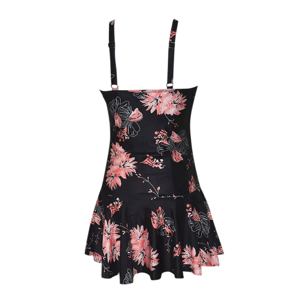 

40# Women Vintage Floral Printed Mini Dress Boho Bodycon Tank Dresses For Women 2021 Sexy V Neck Holiday Sundress Vestidos