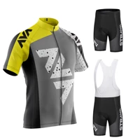 2021 strava pro team cycling jersey men set bib shorts set summer mountain bike bicycle suit bicycle racing uniform clothes