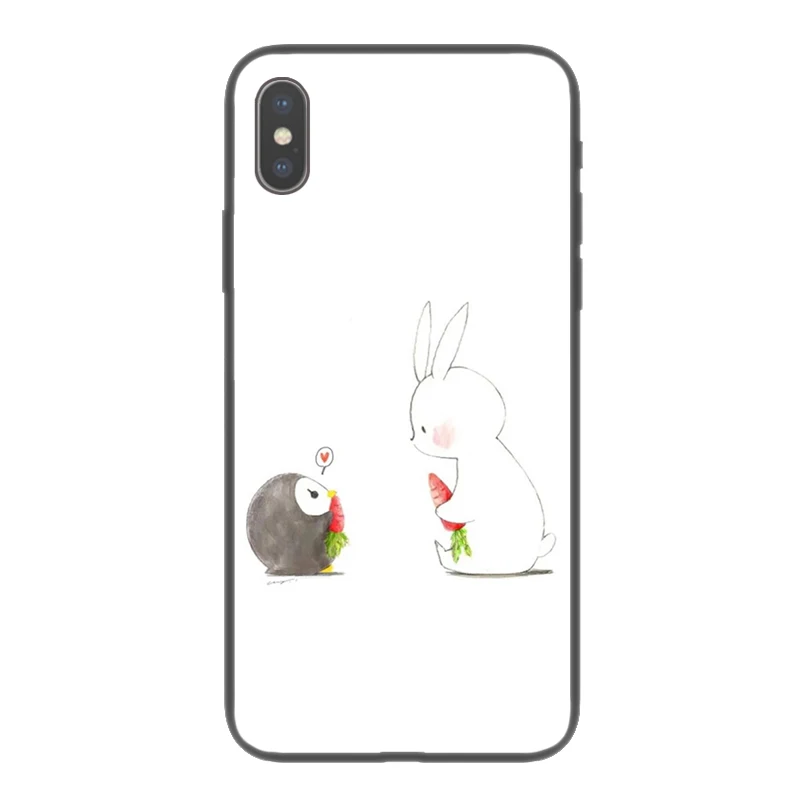 Простой мягкий ТПУ чехол для мобильного телефона с принтом цветов фруктов Модный