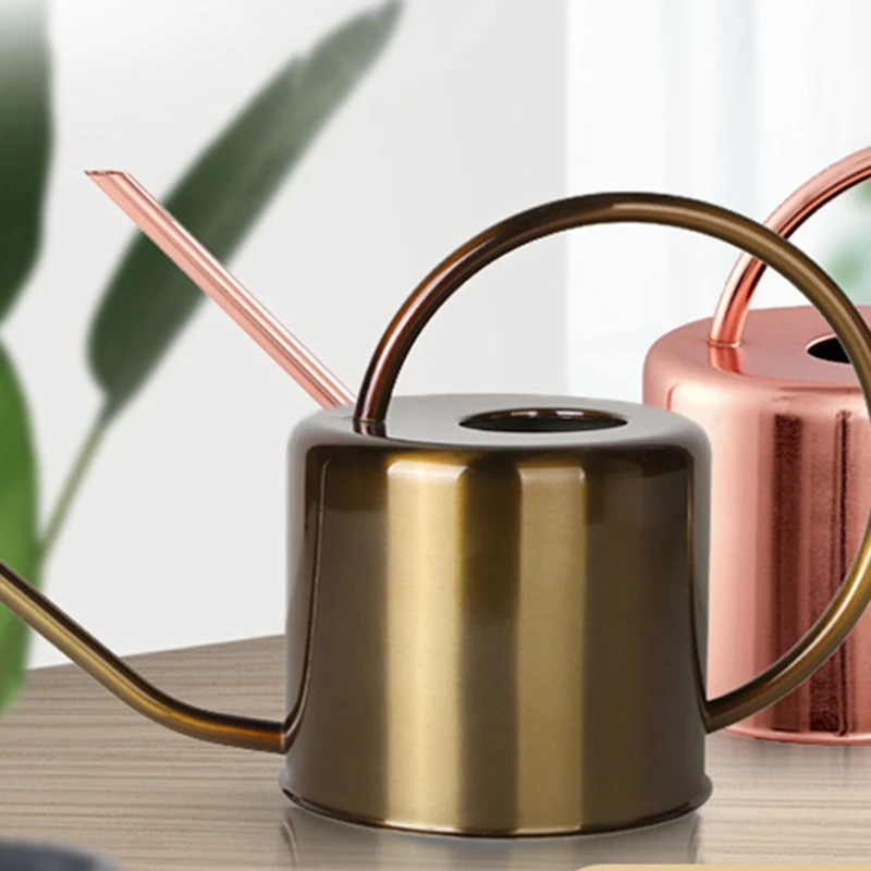 

Чайник из нержавеющей стали с длинным носиком, распылитель для садоводства, емкость 1,2 л, для полива