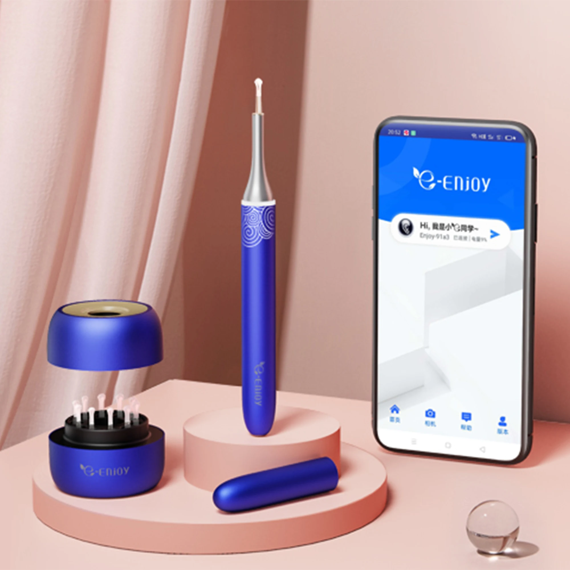 

E-enjoy E5 Smart Visual Ear Pick Light Sticks Endoscope 400W Earpick Mini Camera Otoscope Health Care Ear Cleaner