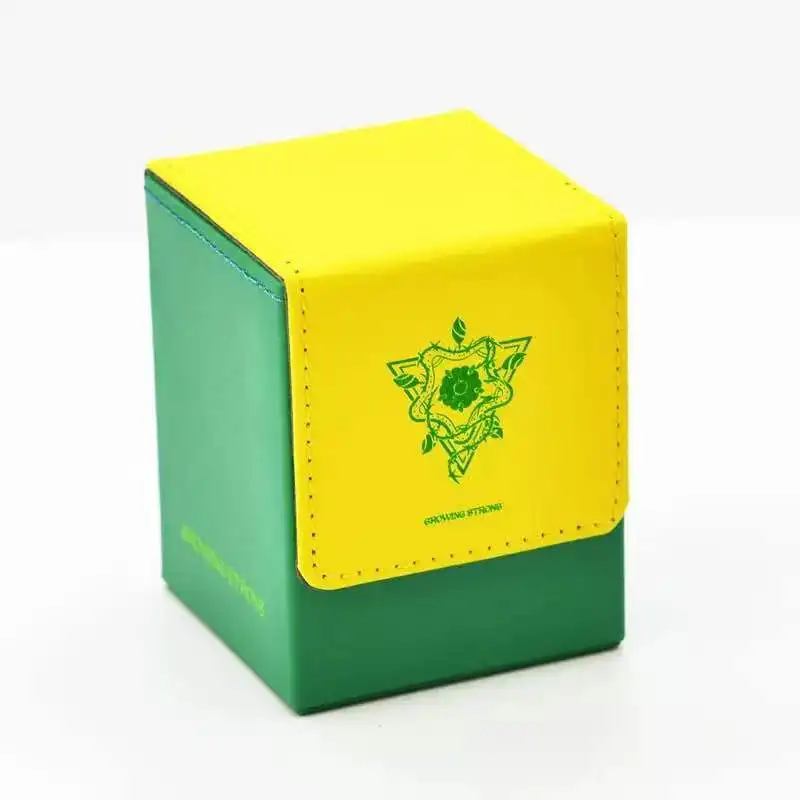 Кожаная Коробка для хранения карт для настольной игры ручной работы, чехол для настольной игры MTG
