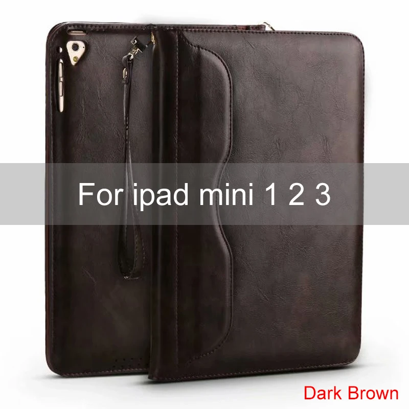 For mini 1 2 3 Essidi роскошный кожаный умный чехол рукав для iPad mini 4 3 2 1th Gen стенд планшетный защитный чехол для IPad Mini 1 2 3 4 - Цвет: For mini 1 2 3