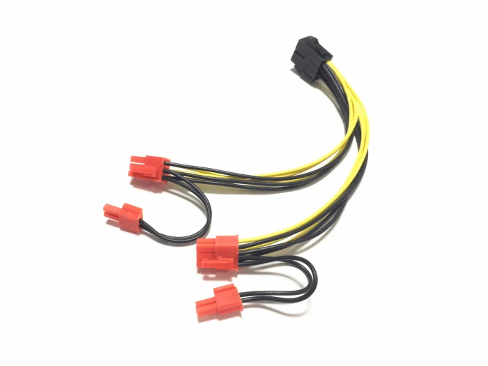 20 см PC источник питания CPU Molex 8 pin до 2 PCI e 8pin(6 + 2) pci express разъемы видеокарты