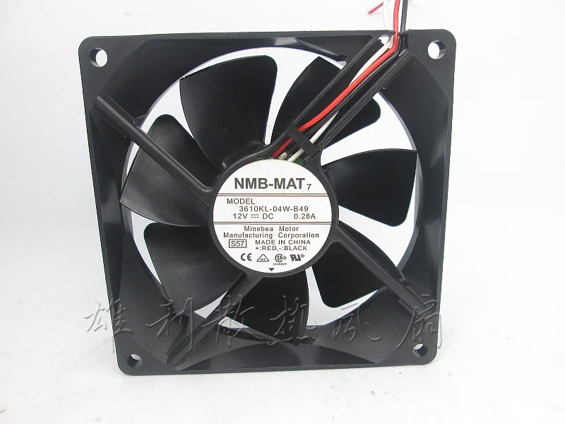 

Новый 3610KL-04W-B49 12V 0.28A 9 см 9025 защиты электродвигателя Вентилятор охлаждения