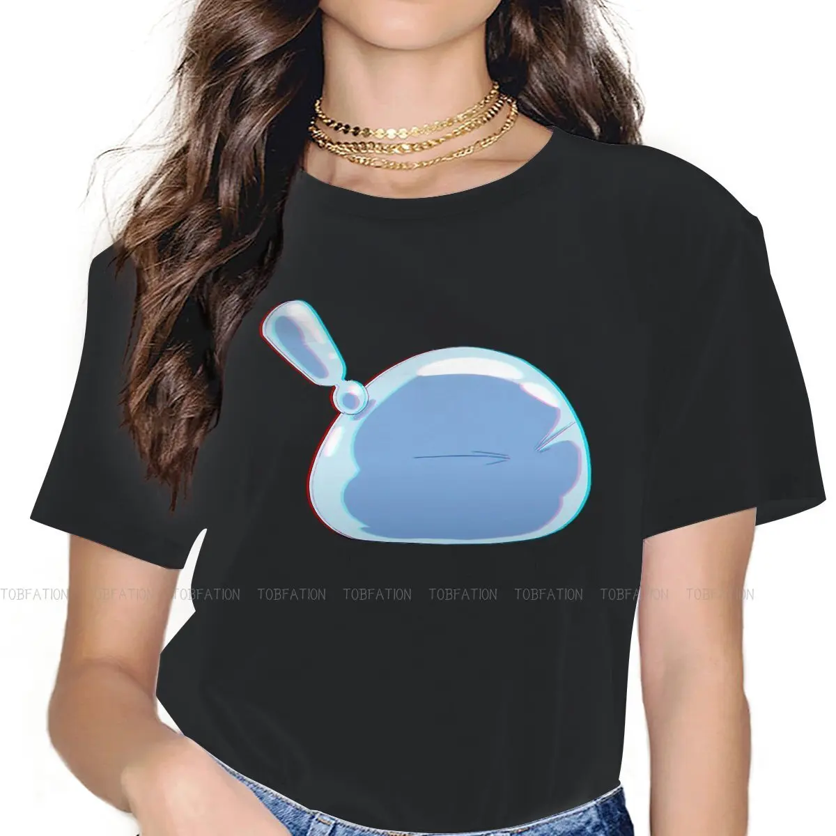 

Rimuru Tempest Cute Girls Women T-Shirt That Time I Got Reincarnated as a Slime Blusas Harajuku Casual