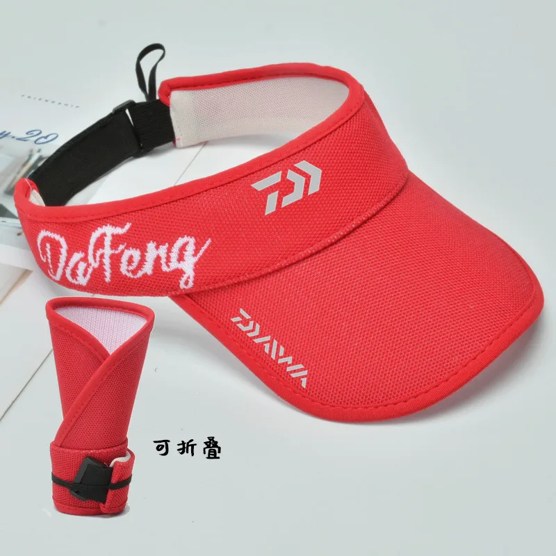 

New Daiwa Fishing Hat Male Summer Midpoint Quick-drying Sun Hat Travel Shade Empty Fishing Cap Men for Women Outdoor Tennis Hat