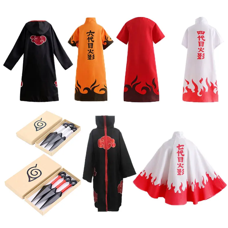 

Аниме Косплей Костюм Плащ накидка халат одежда меч шурикен реквизит ролевая игра для мужчин костюм для детской вечевечерние
