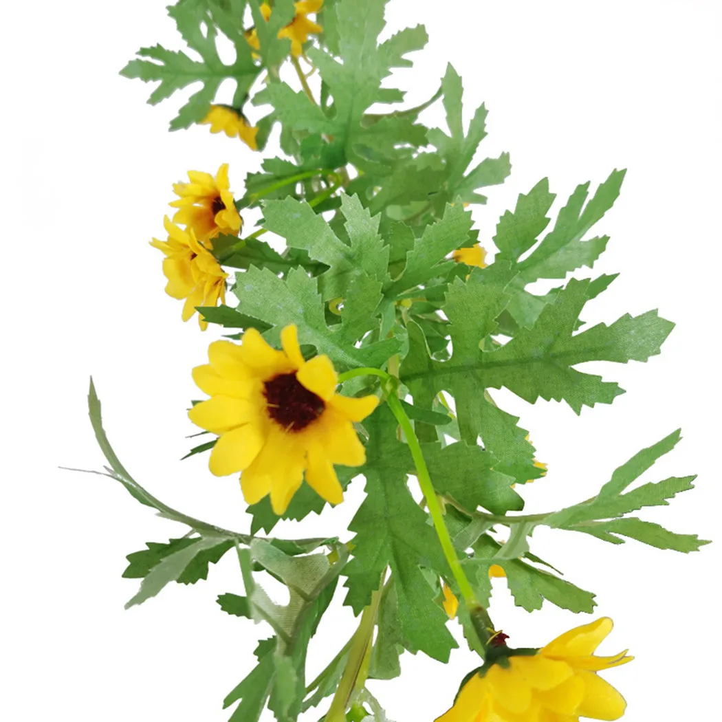 

Simulation Artificial Ivy Vine Sunflower 185cm Vine Artificial Decoration