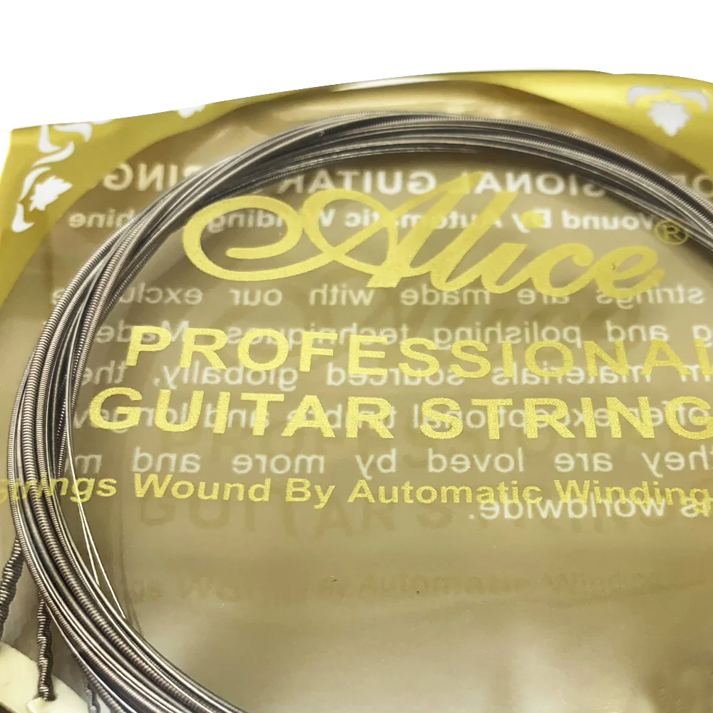 alice ae530 elektrische gitarre saiten 1st 6th set überzogene stahl hexagonal core nickel legierung wicklung licht super extra free global shippi