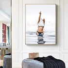 Полуобнаженные сексуальные крутые постеры и принты для женщин, настенное искусство, портрет на холсте, искусство, декоративная живопись для гостиной, Декор для дома