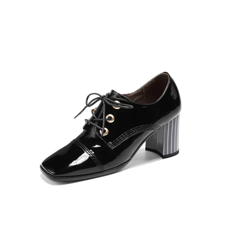 

women's shoes heel Autumn noble lace front