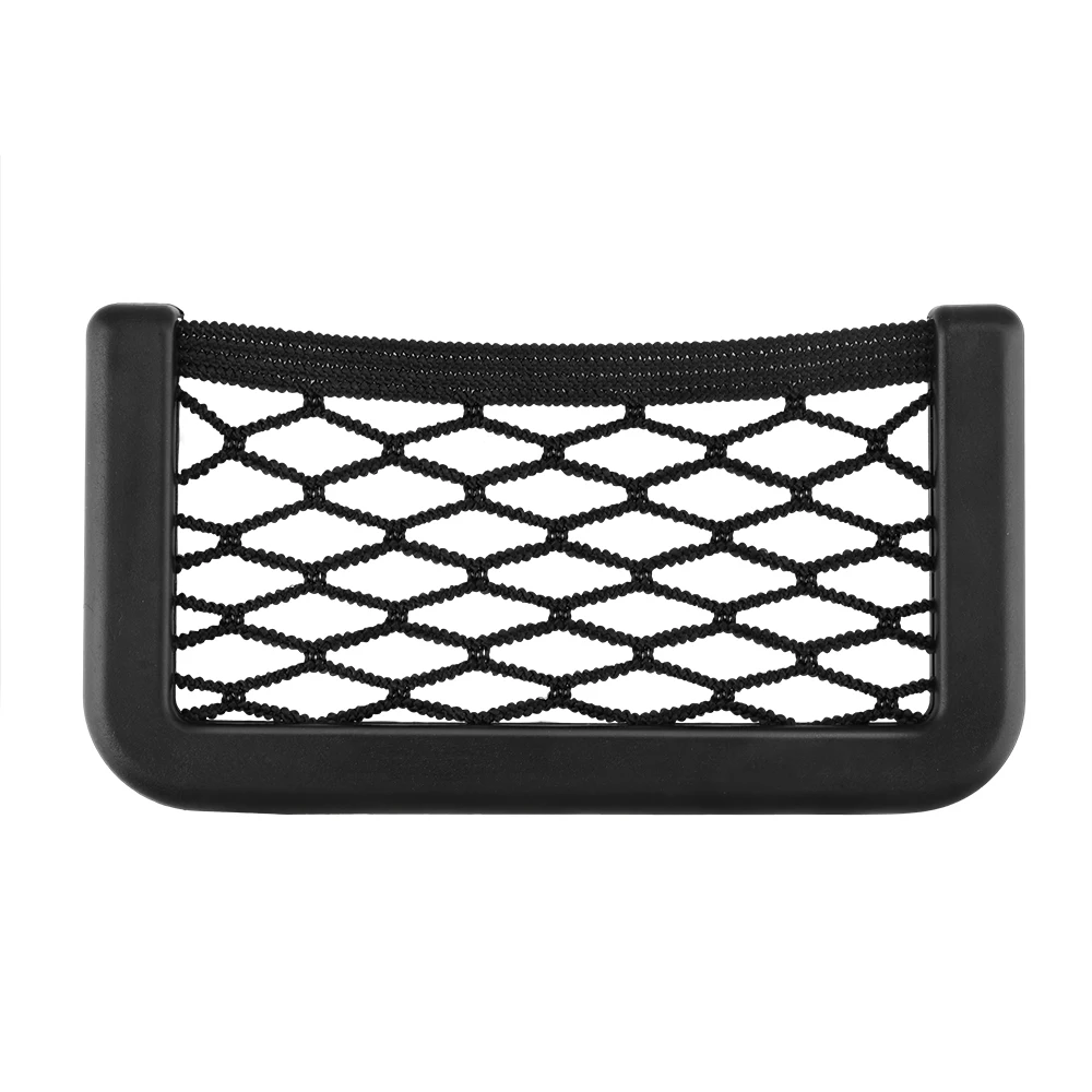 15x8 cm Универсальный 20*8 см сетчатый автомобильный Сидушка Боковая Сумка-пакет для хранения Органайзер держатель телефона крепящийся карман авто сумка для принадлежностей - Название цвета: 15x8 cm