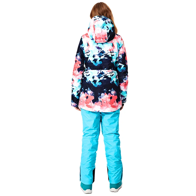 GSOU зимний костюм для сноуборда зимняя женская лыжная куртка штаны