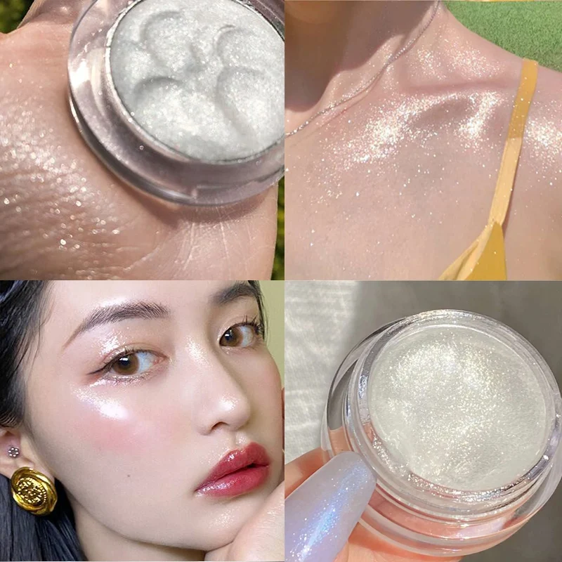Summer Highlighter Facial Bronzers Palette Shimmer Pink Powder Makeup Glow Face Contour Illuminator Highlight Pallet Cosmetics | Красота и