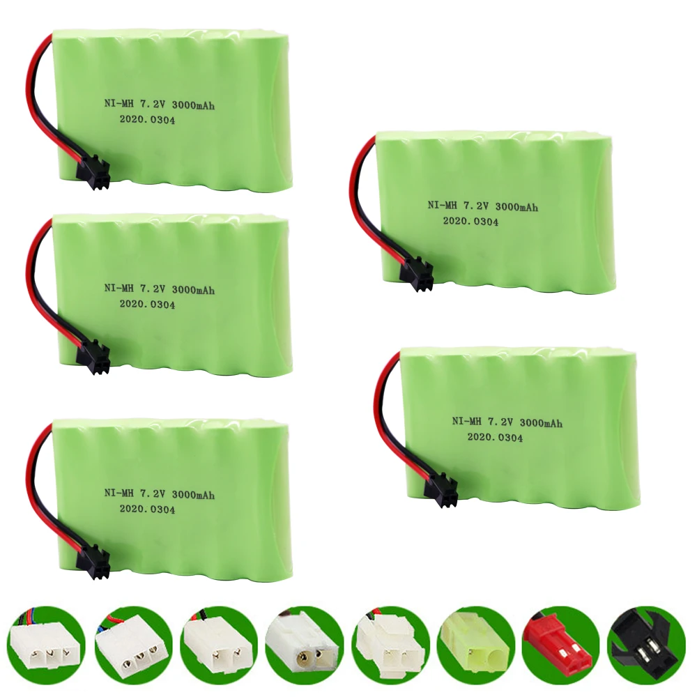 Аккумулятор NiMH 3000 мА · ч 7 2 В AA 700 обновленный для радиоуправляемых игрушек
