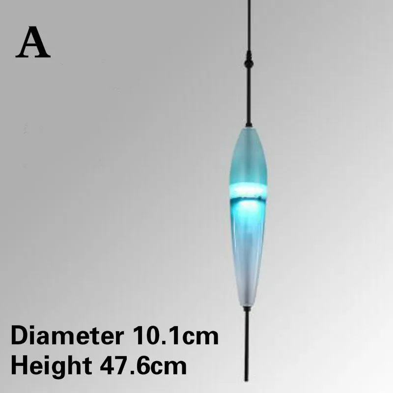 

LED Glass Pendant light Nordic lighting Blue lampshade Living room Ceiling Pendant lamps Modern Kitchen Hanging lamps