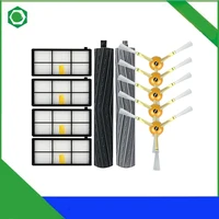 4pcs hepa filters 5pcs side brush 1set roller brush for irobot roomba 800 900 series vacuum cleaner replacement accessories