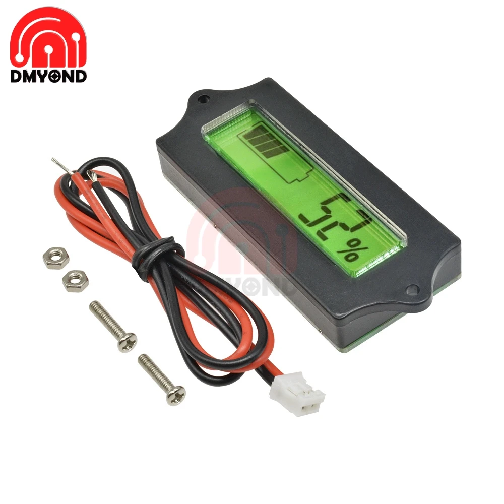 Индикатор емкости литиевых аккумуляторов 24 В вольтметр ЖК-дисплей HTN цифровой