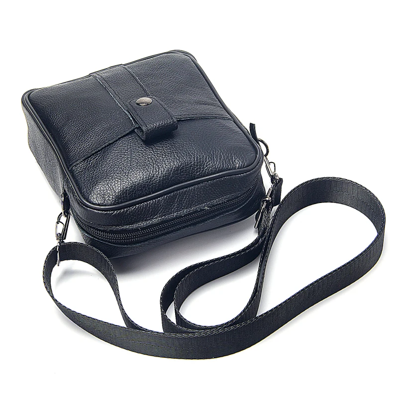 Сумка мессенджер мужская из натуральной кожи деловой портфель на плечо большой