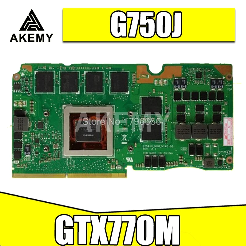 G750JX видеокарта REV2.0 GTX770 3 ГБ для For Asus G750J MXM материнская плата ноутбука VGA
