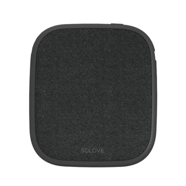 Black Xiaomi SOLOVE 10000mAh беспроводной банк питания двойной USB внешний аккумулятор для iPhone samsung портативное зарядное устройство с USB QI Беспроводное зарядное устройство - Цвет: Black