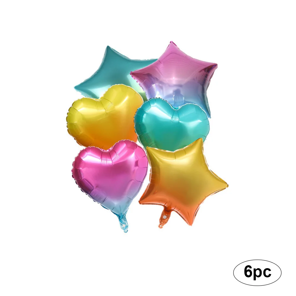 

Gradients Aluminum Film Balloons Suit 18 Inch Birthday Wedding Company Activities Decoration