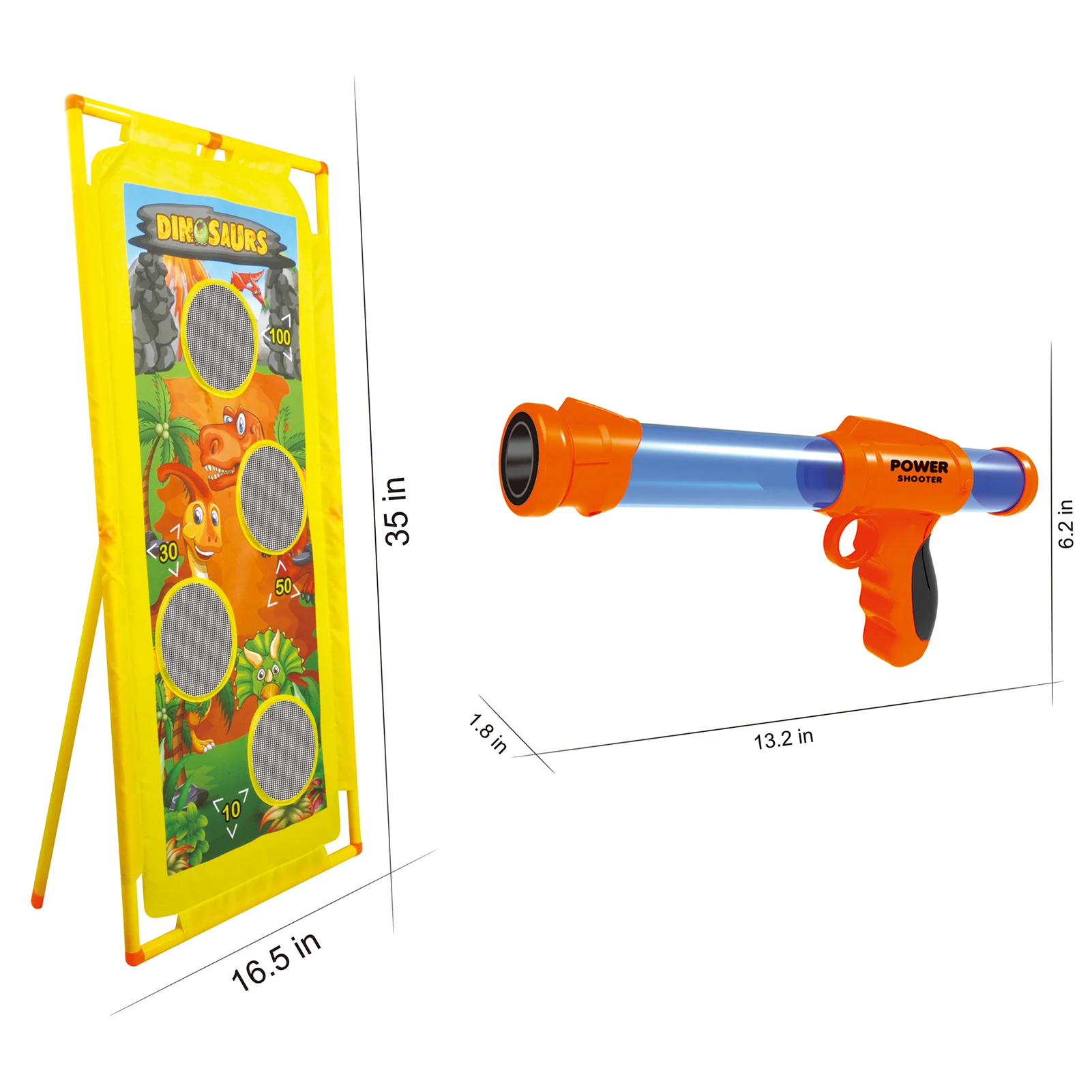 

Funny And Safe Air Powered Shooter Toy Foam Ball Guns Indoor And Outdoor Stress Relief Shooting Targets Gun Toy Gift For Kids