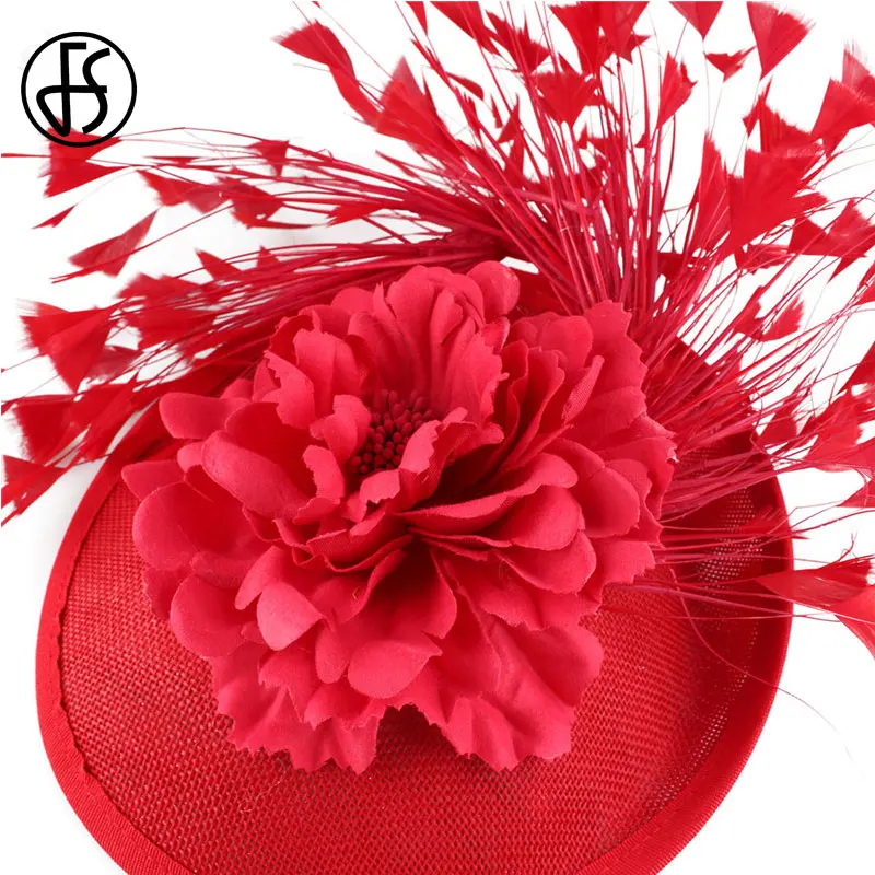 FS женская модная обувь Цвет бежевый белый Sinamay свадебные головные уборы для