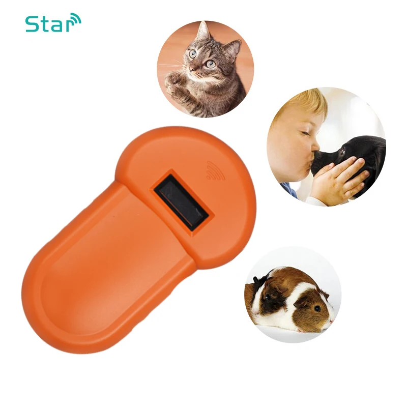 Lector de identificación de mascotas, escáner Digital de Chip de Animal, Microchip recargable por USB, de mano, FDX-B de identificación para gato y perro