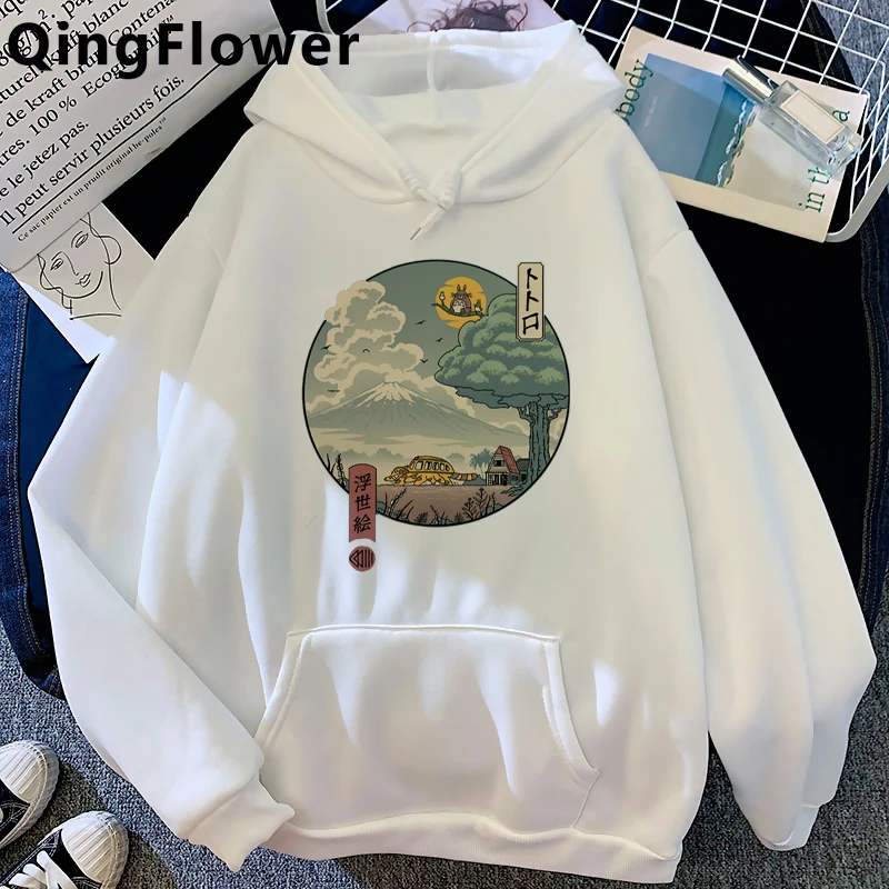 

Totoro Studio Ghibli Miyazaki Hayao hoodies female streetwear Korea anime grunge female sweatshirts harajuku 2020