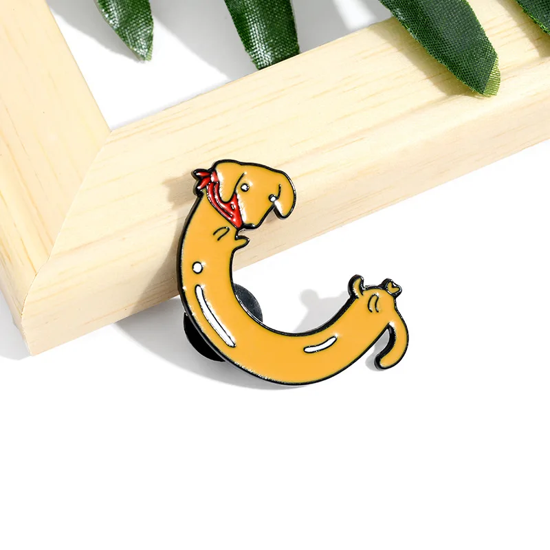 

Dog Puppy BroochesEnamel Pin Custom Funny Animal Badge Bag Shirt Lapel Pin Buckle Dogs Jewelry Gift for Dog Parents