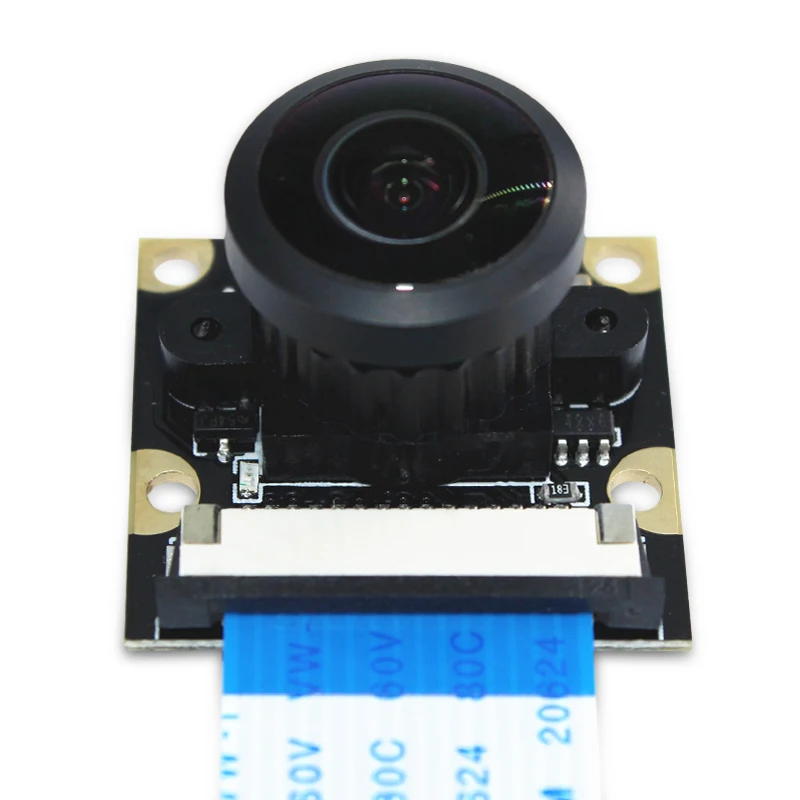 Панель модуля камеры Raspberry Pi 5 Мп 1080p панорамный широкоугольный объектив рыбий