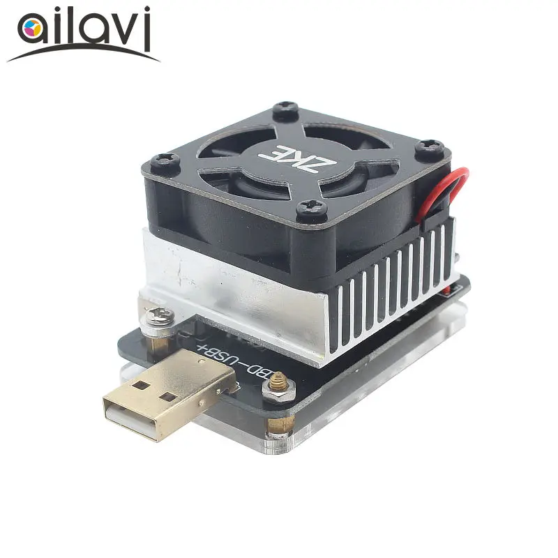 EBD-USB тест нагрузки er Black Enhanced Edition QC2.0/3,0 MTK-PE триггер Напряжение Ток емкость тест 21 в 4A 35 Вт