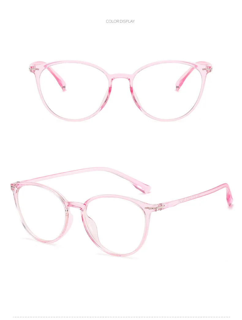 Cat Eye Clear Lens Women Optical Eyewear Myopia Spectacle Glasses-0.5-1.0-1.5-2.0-2.5-3.0-3.5-4.0-4.5-5.0-5.5-6.0