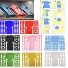 Складная доска для одежды, регулируемый пластиковый держатель для ткани, органайзер, для взрослых, детей, для футболок, папки для белья, шкаф для хранения, инструмент