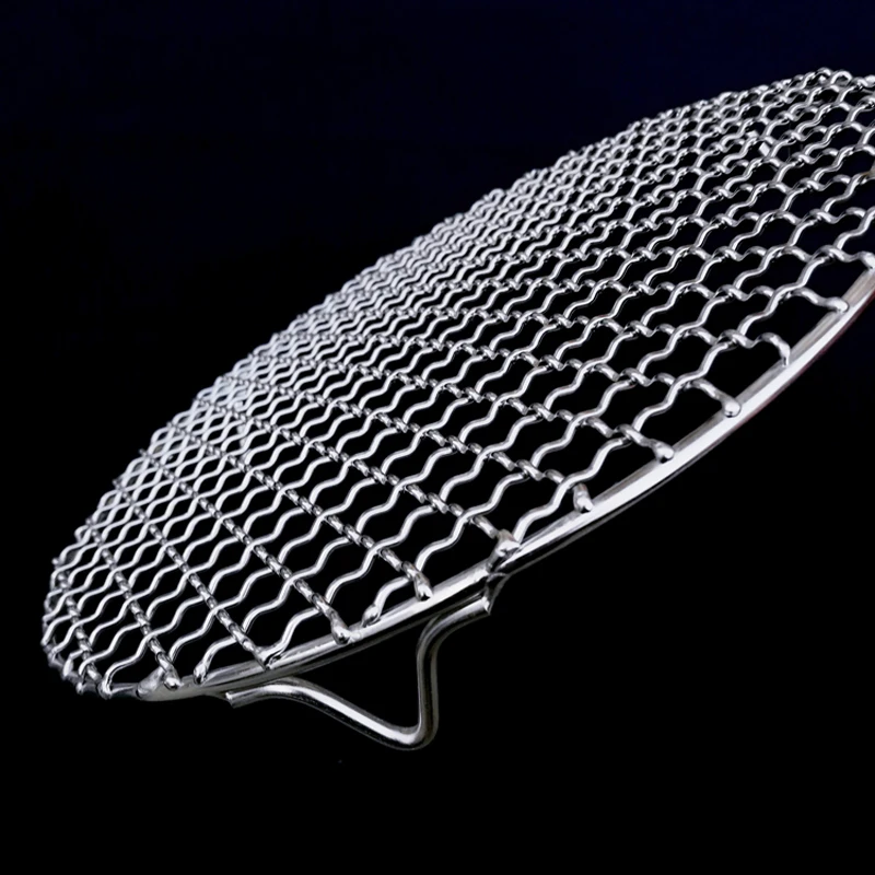 304 нержавеющая сталь круглая сетка для гриля с ножками барбекю сетки охлаждающая