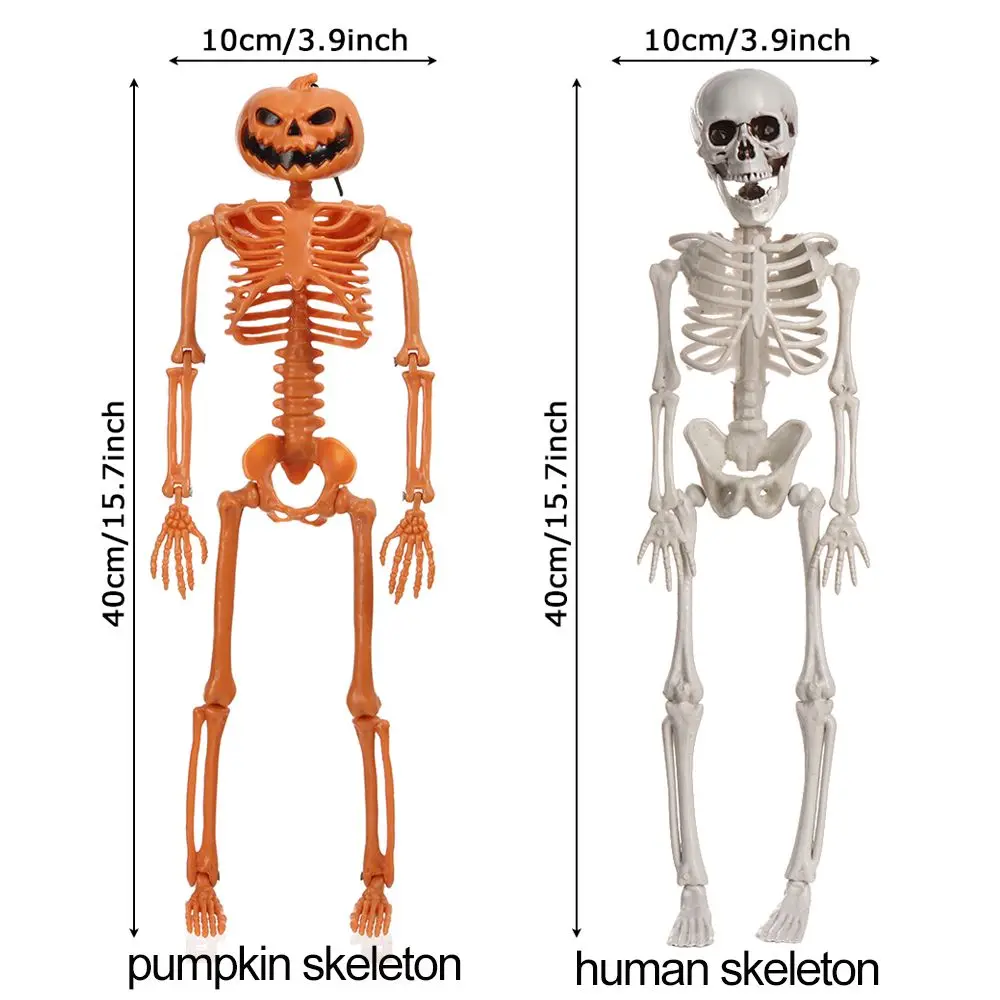40 см товары для Хэллоуина имитация человеческой тыквы скелеты череп украшение