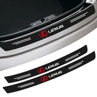 1 шт., защитная наклейка на задний бампер из углеродного волокна для Lexus RX 300 IS 250 300 GX 400 460 UX 200 NX LX GS ES