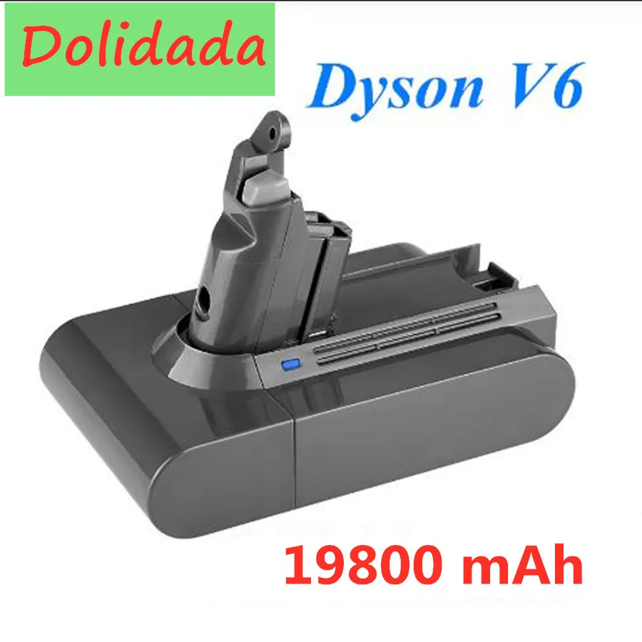 

Сменный литий-ионный аккумулятор для пылесоса Dyson, 21,6 в, 19800 мАч, Ач, V6, DC61, DC62, DC72, DC58, DC59, DC72, DC74