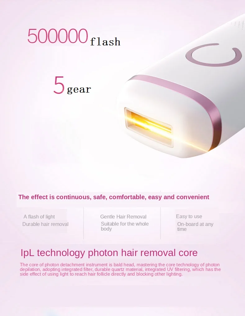 T2 500000 Flash IPL лазерный Перманентный эпилятор для всего тела женщин Электрический