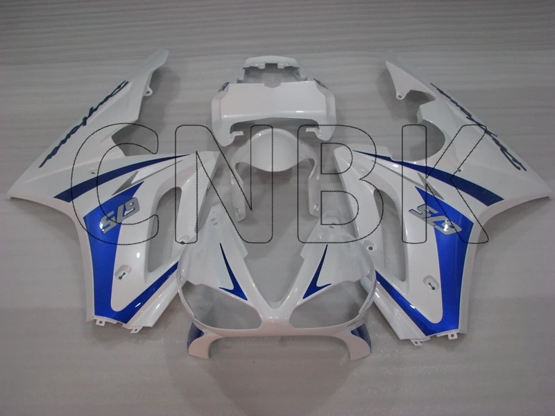 Daytona 2009 Body Kits для Triumph 675 2012 сине белый обтекатель Набор всего тела Kits|Полные