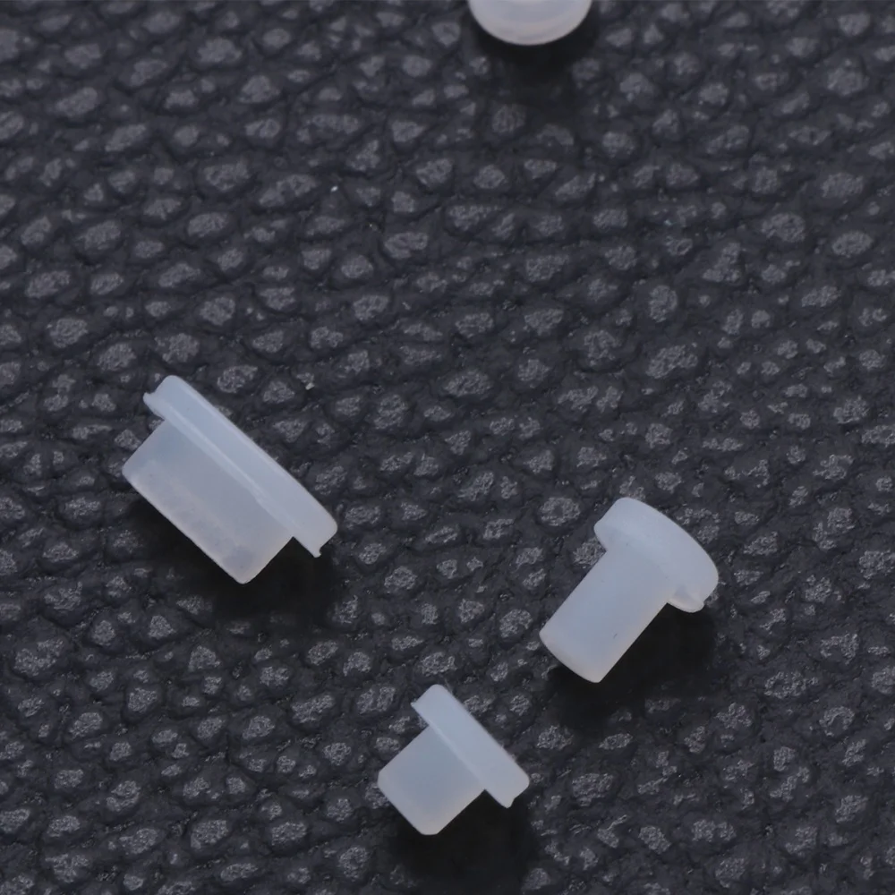 

10 Pairs 3.5mm Earphone Jack Anti Dust Plugs And Type-C Port Plugs for Phones Laptop PC (Transparent)