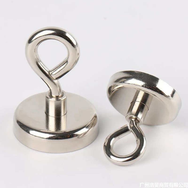 

Neodymium Strong Magnetic Lifesaving Hooks Heavy Duty Magnet Holder Wall Hanging Hanger Magnetic Base Home Storage Organization