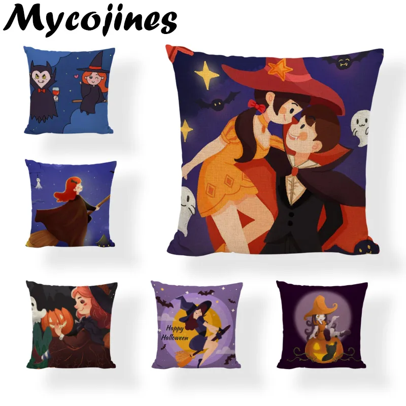 Распродажа фиолетовая наволочка для Хэллоуина с головой летучей мыши тыквы