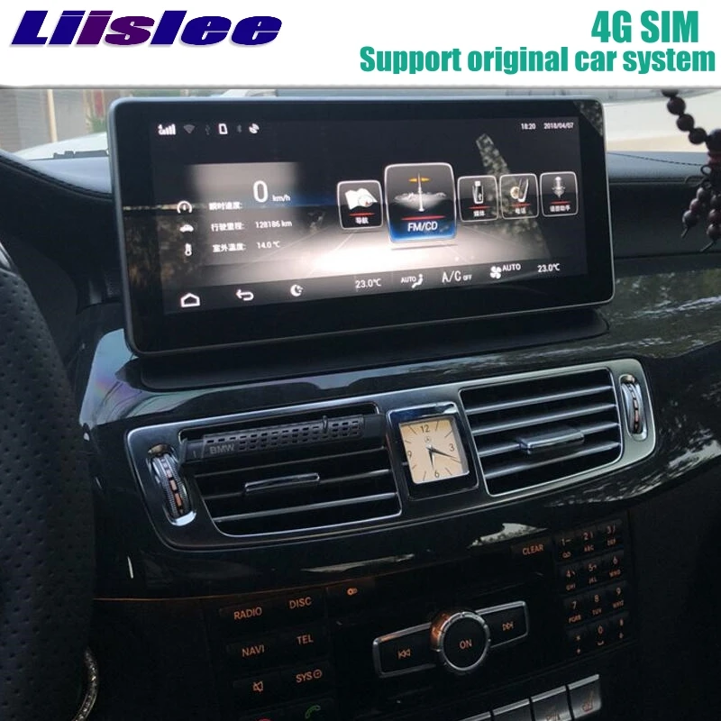 Автомобильный мультимедийный плеер Liislee NAVI CarPlay для Mercedes Benz MB CLS Class W218 X218 2011 ~ 2019