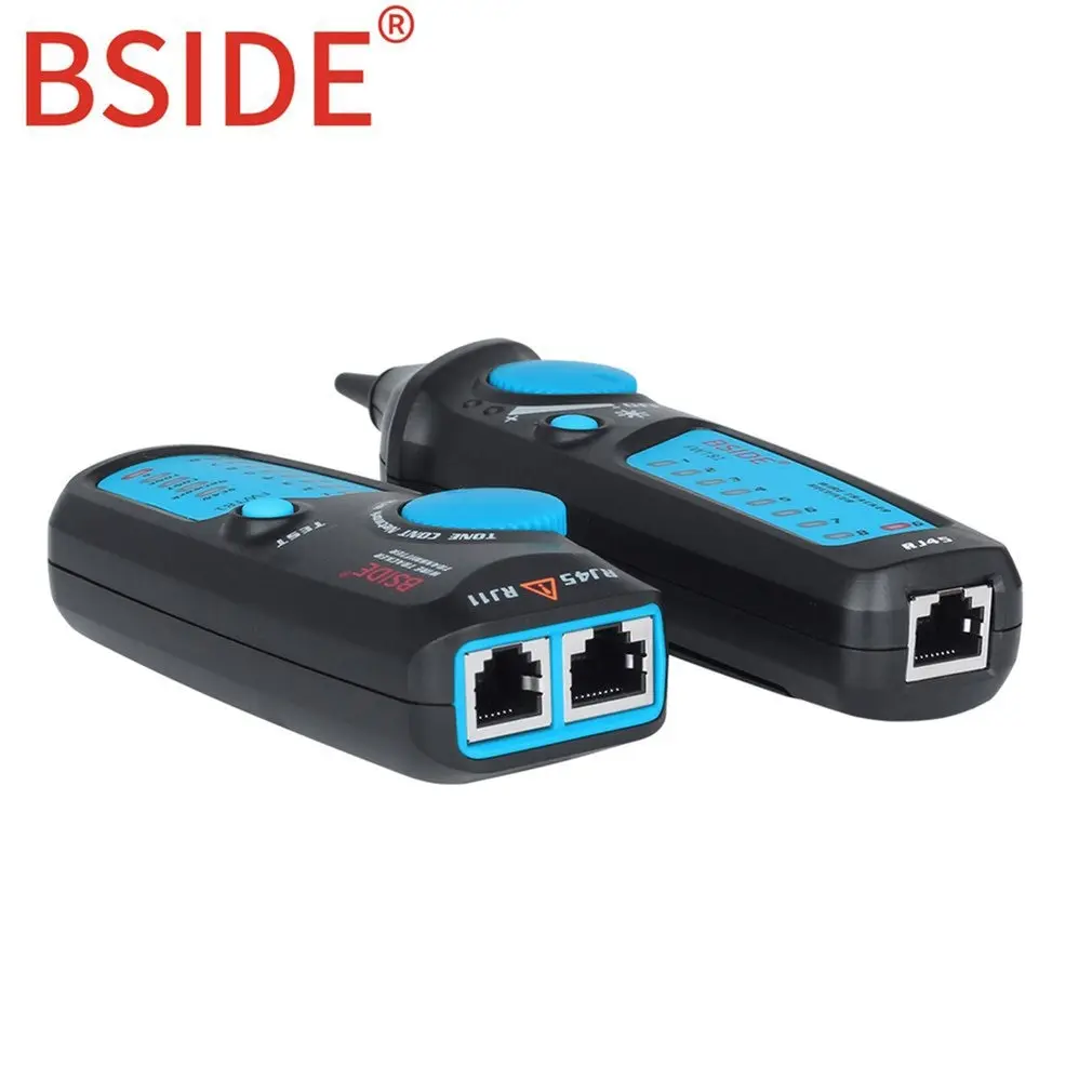 bside fwt81 cable wire tracker rj45 rj11 telephone wire network lan tv electric line finder tester handheld cable testing tool free global shipping
