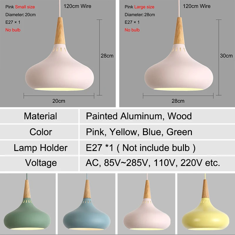 

Nordic Pendant Lights Modern E27 Led Pendant Lamp Dining Room Hanglamp Aluminum Loft Industrial Lamp Kitchen Bedroom Living Room